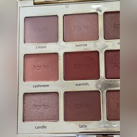 Tarte Tartlette Toasted Eyeshadow Palette Warm Neutral Brown Rose Shades - Picture 2 of 5
